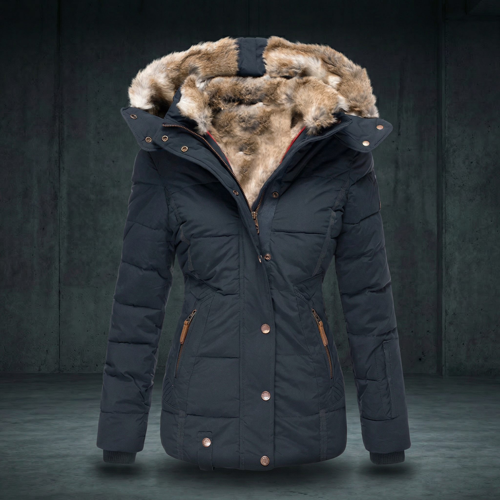 KIM'S | WOMEN'S PARKA | QUILTED | CINCHED