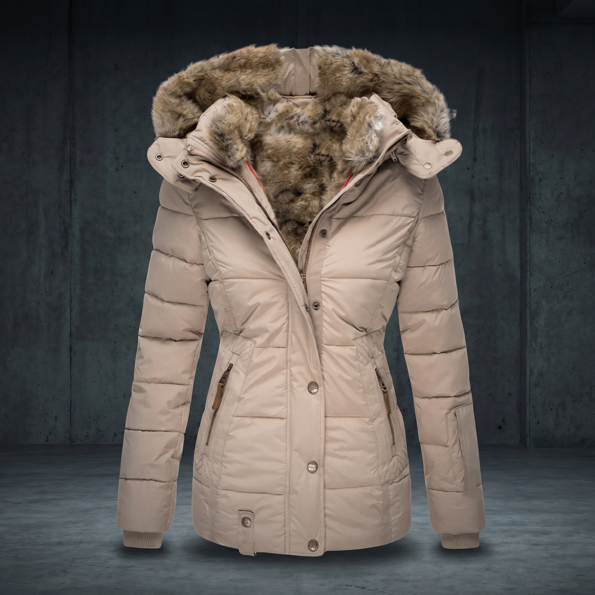 KIM'S | WOMEN'S PARKA | QUILTED | CINCHED