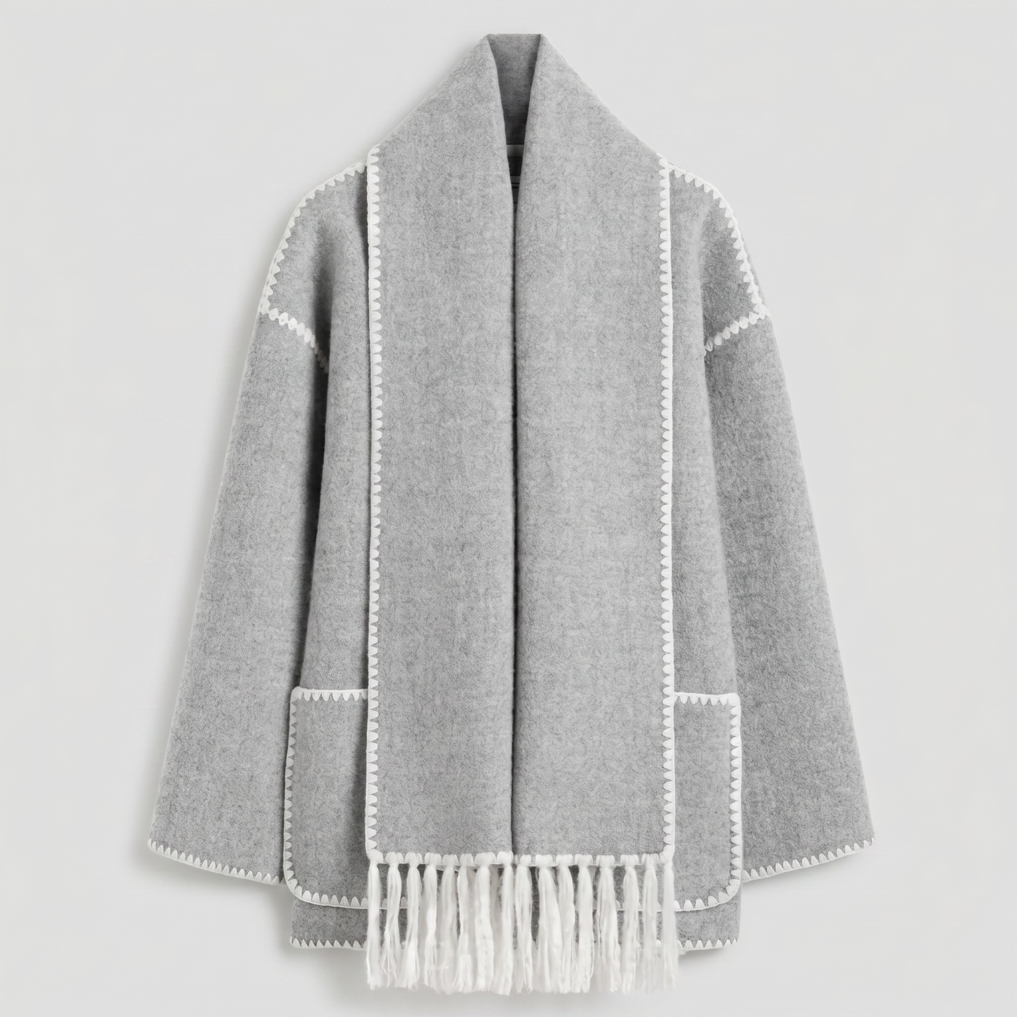 KIM'S | WOMEN'S COAT | LONGLINE | SCARF DETAIL