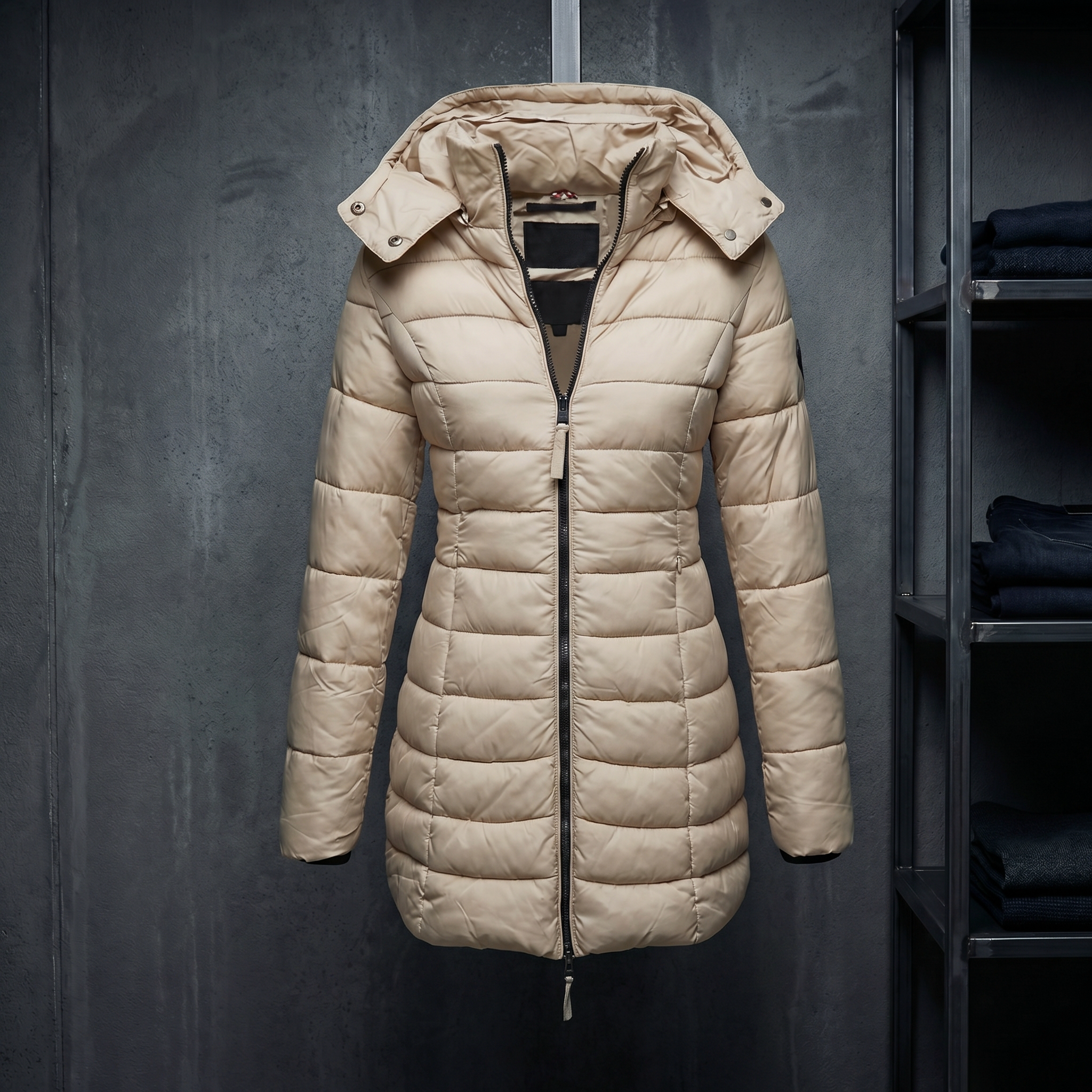 KIM'S | WOMEN'S PUFFER COAT | QUILTED | ZIP FRONT