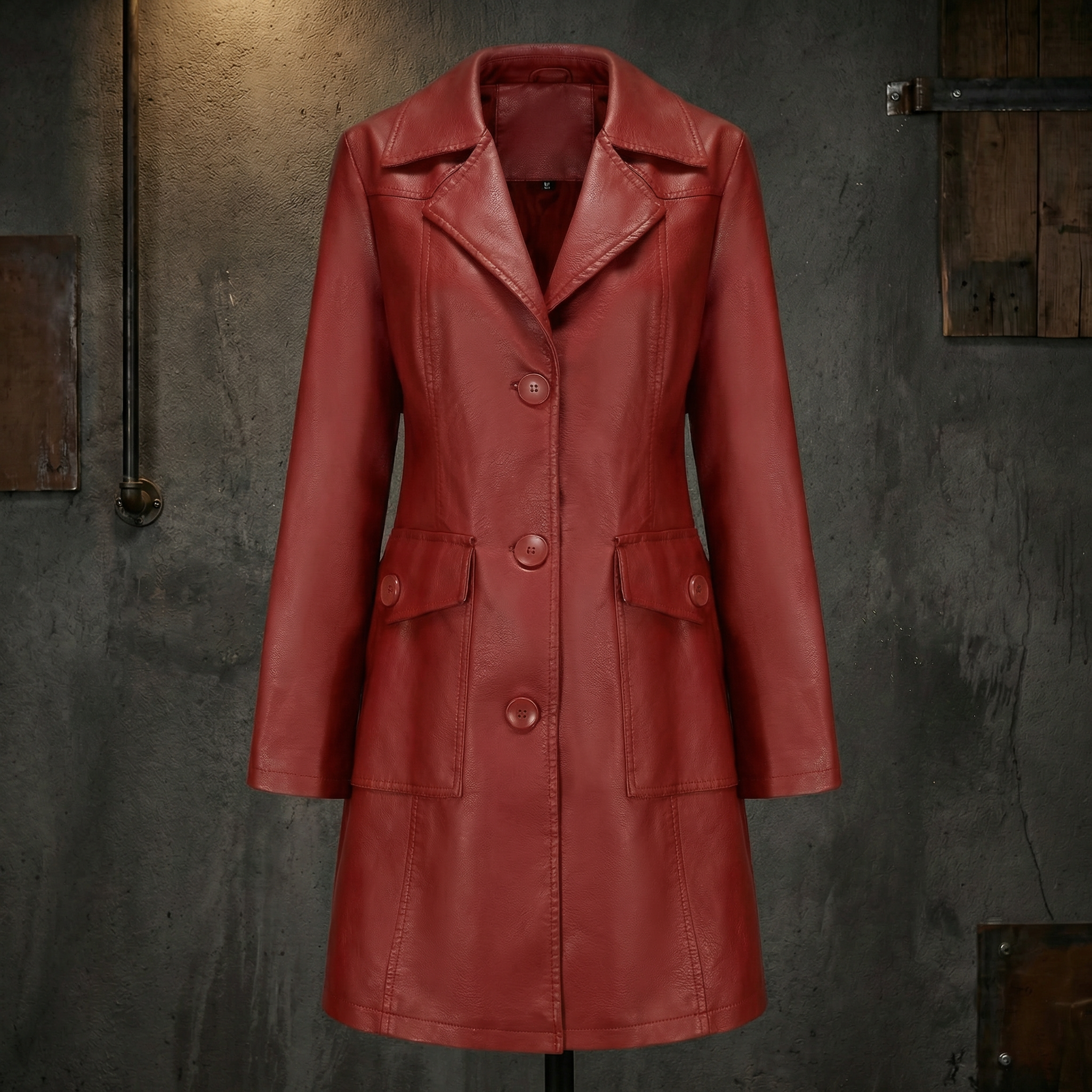 KIM'S | WOMEN'S TRENCH COAT | LONGLINE | BUTTON FRONT