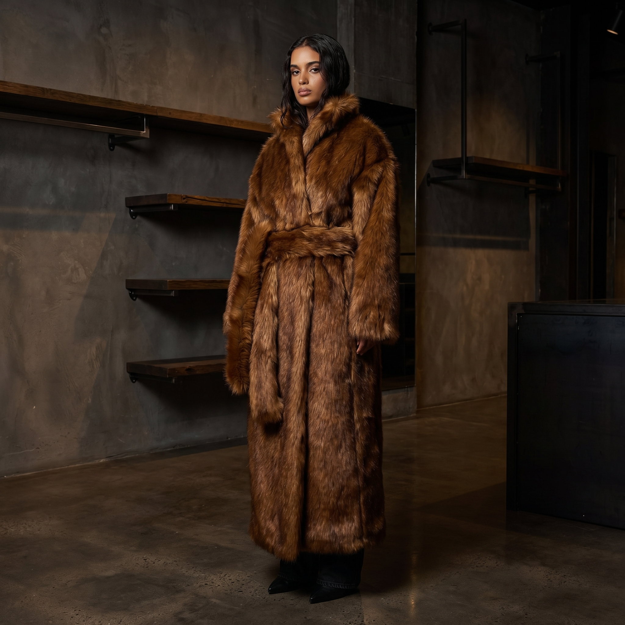 KIM'S | WOMEN'S COAT | LONGLINE | BELTED