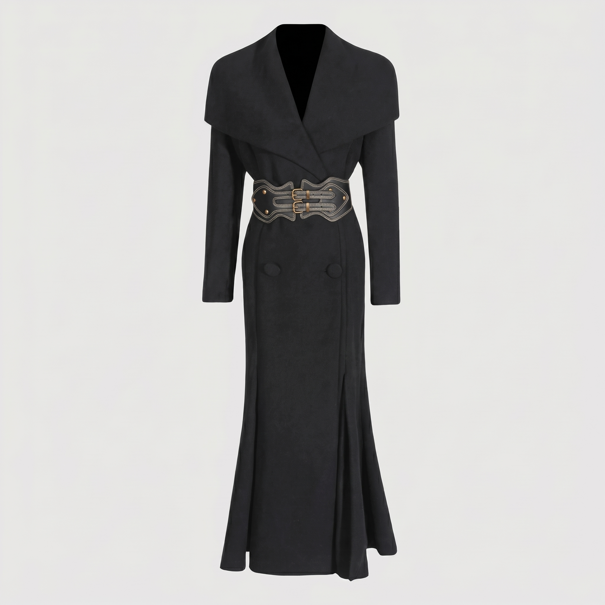 KIM'S | WOMEN'S COAT | LONGLINE | WIDE LAPEL