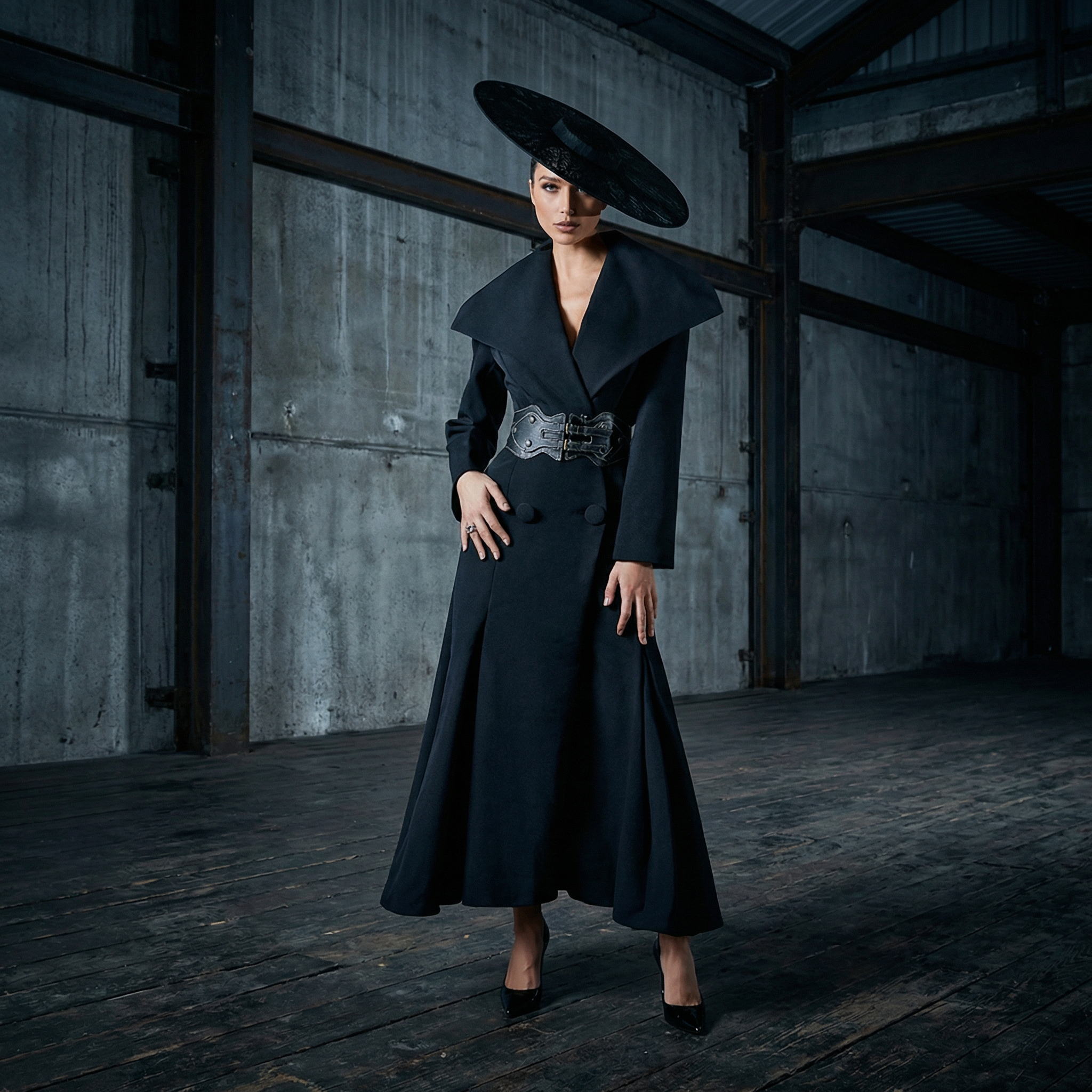 KIM'S | WOMEN'S COAT | LONGLINE | WIDE LAPEL