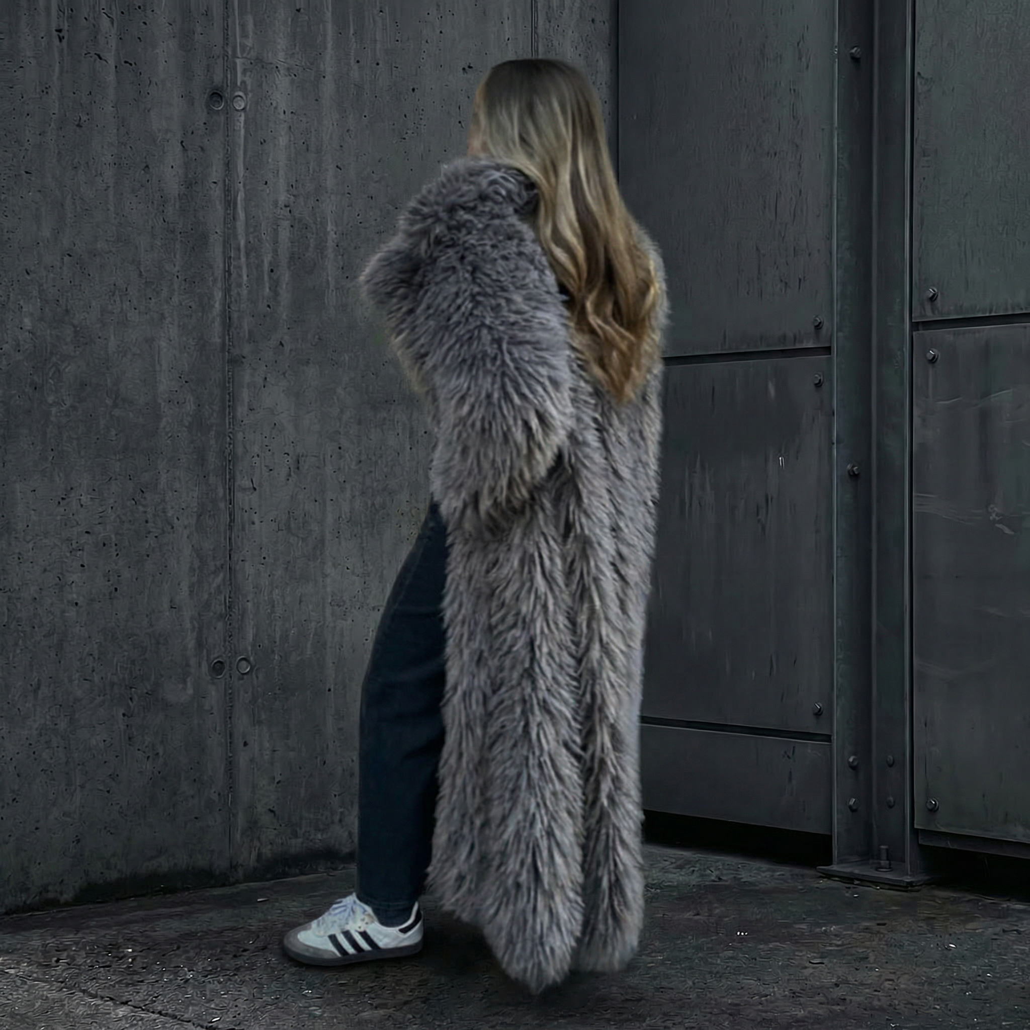 KIM'S | WOMEN'S COAT | MAXI | FAUX FUR