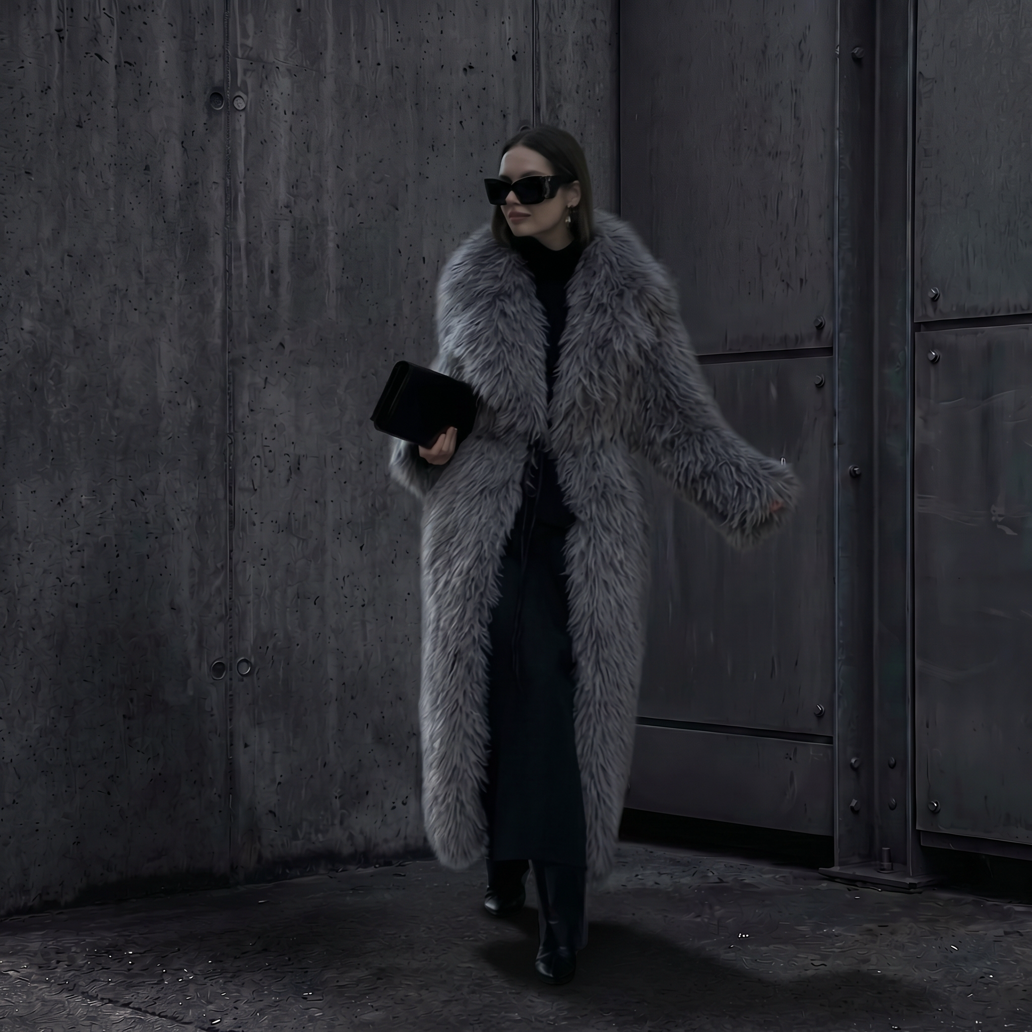 KIM'S | WOMEN'S COAT | MAXI | FAUX FUR