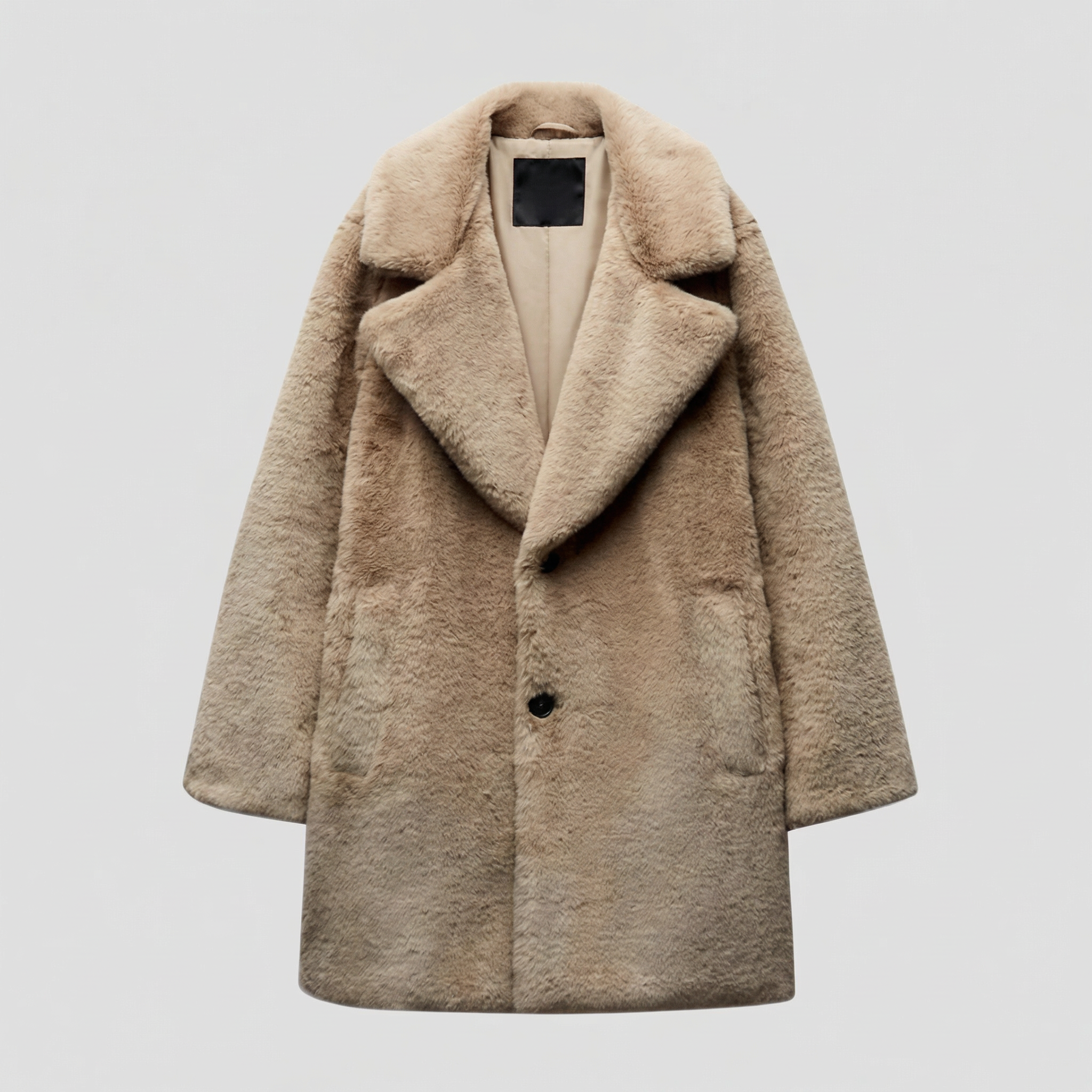 KIM'S | WOMEN'S COAT | FAUX FUR | OPEN FRONT