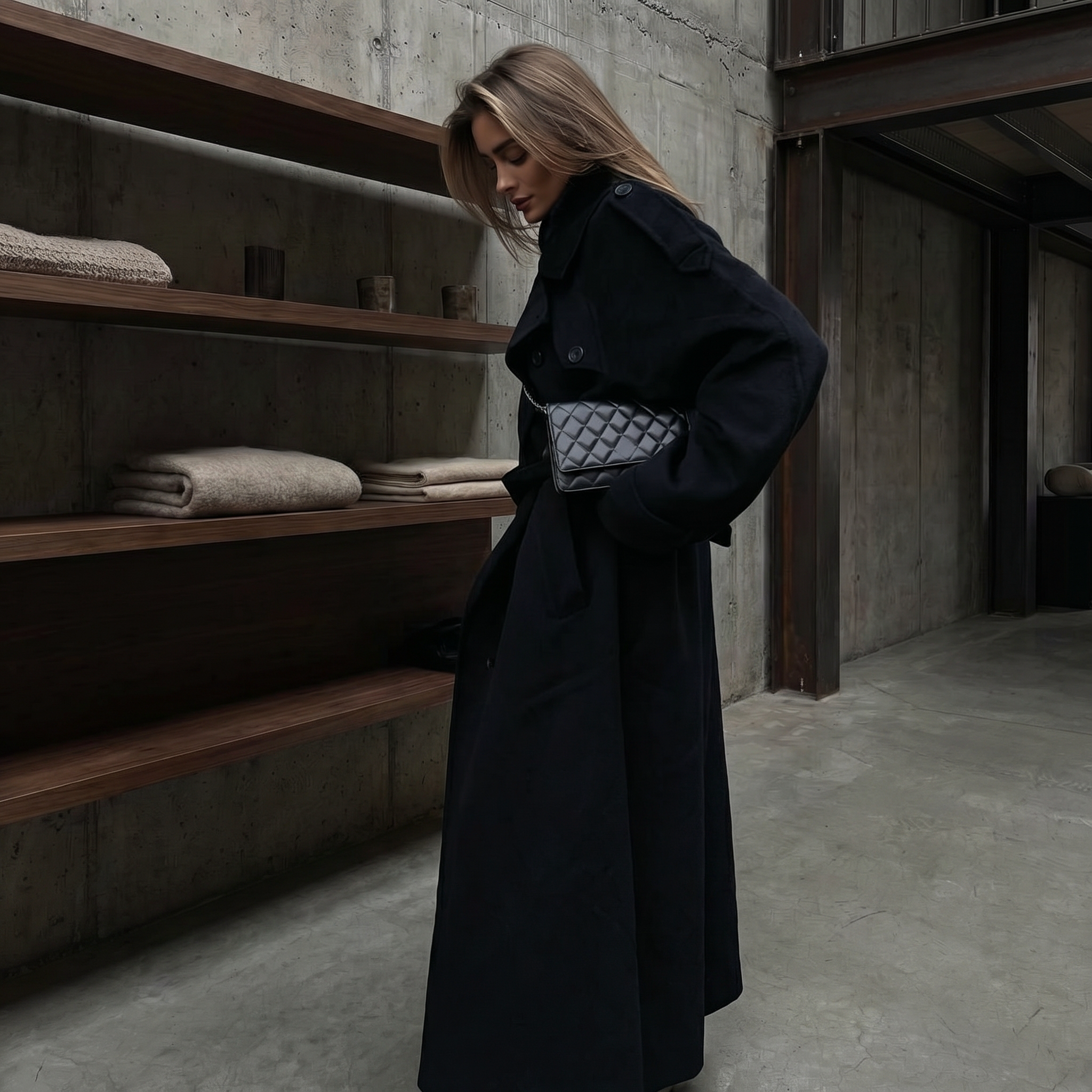 KIM'S | WOMEN'S TRENCH COAT | LONGLINE | OVERSIZED