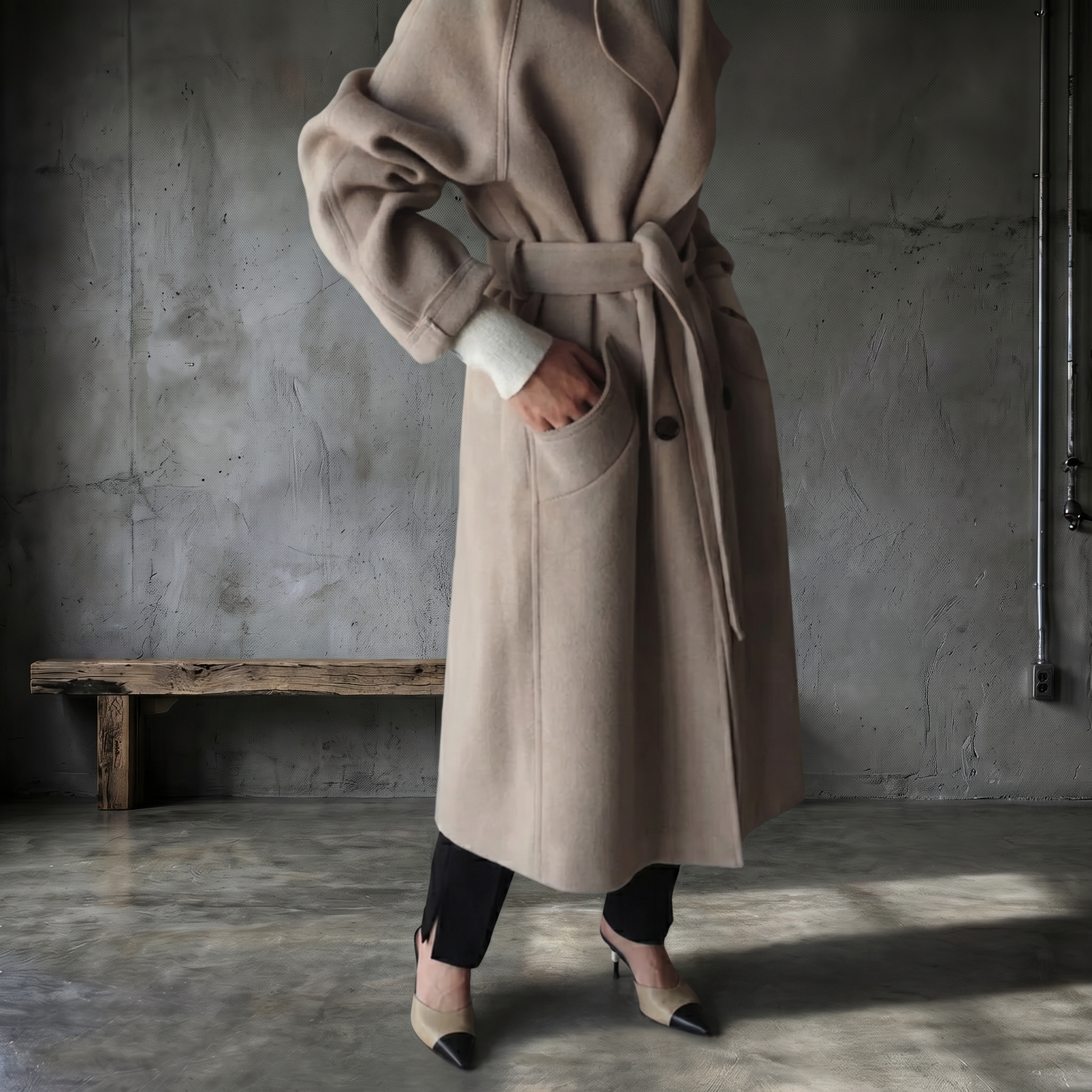 KIM'S | WOMEN'S COAT | LONGLINE | DOUBLE BUTTON