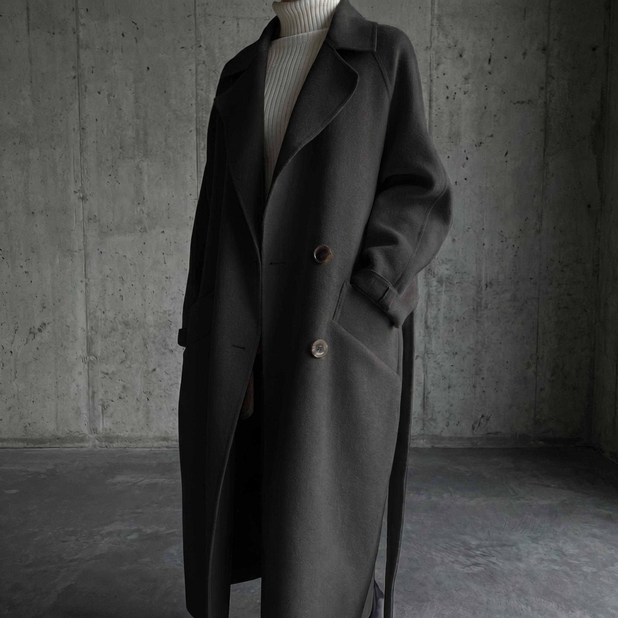 KIM'S | WOMEN'S COAT | LONGLINE | DOUBLE BUTTON