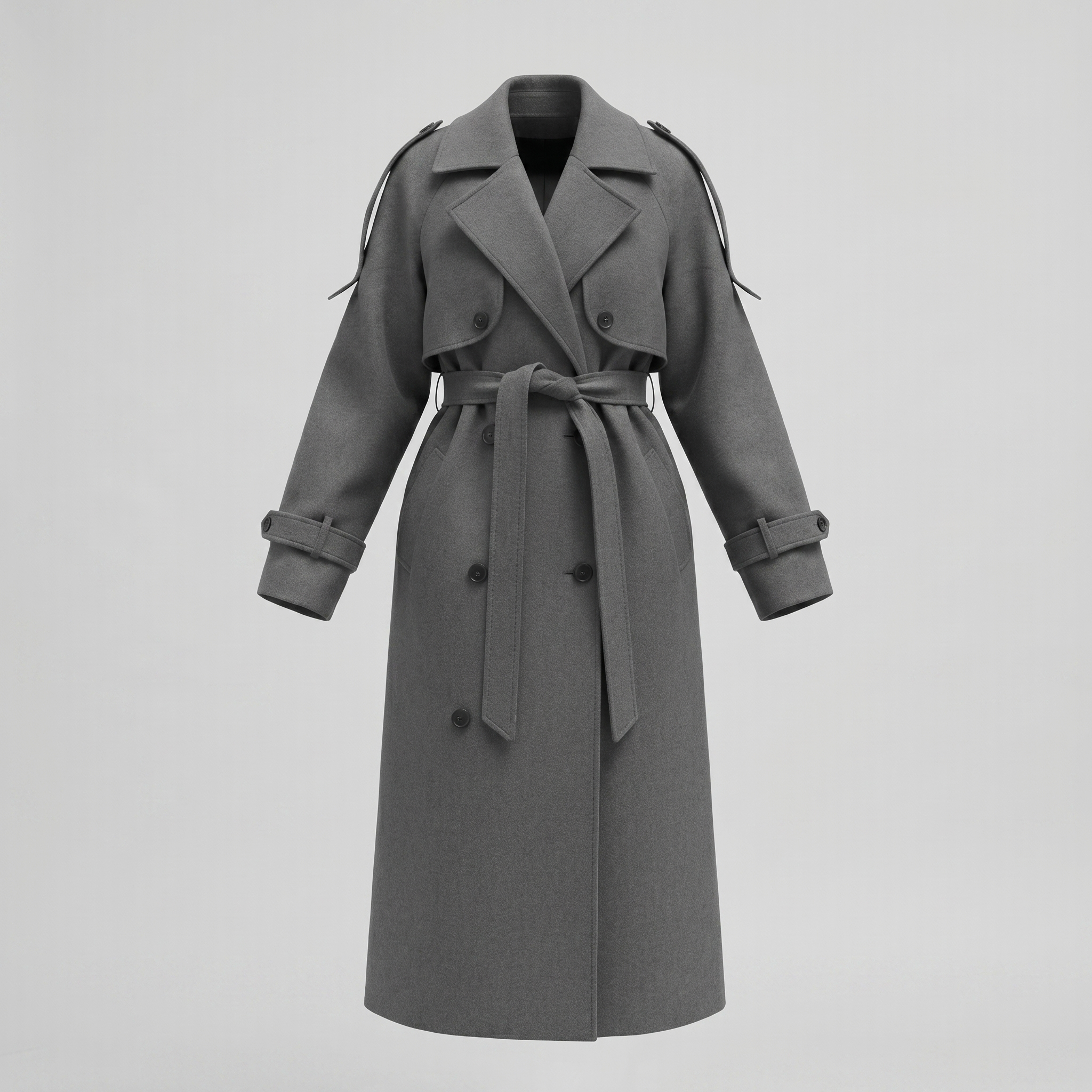 KIM'S | WOMEN'S COAT | LONGLINE | BELTED