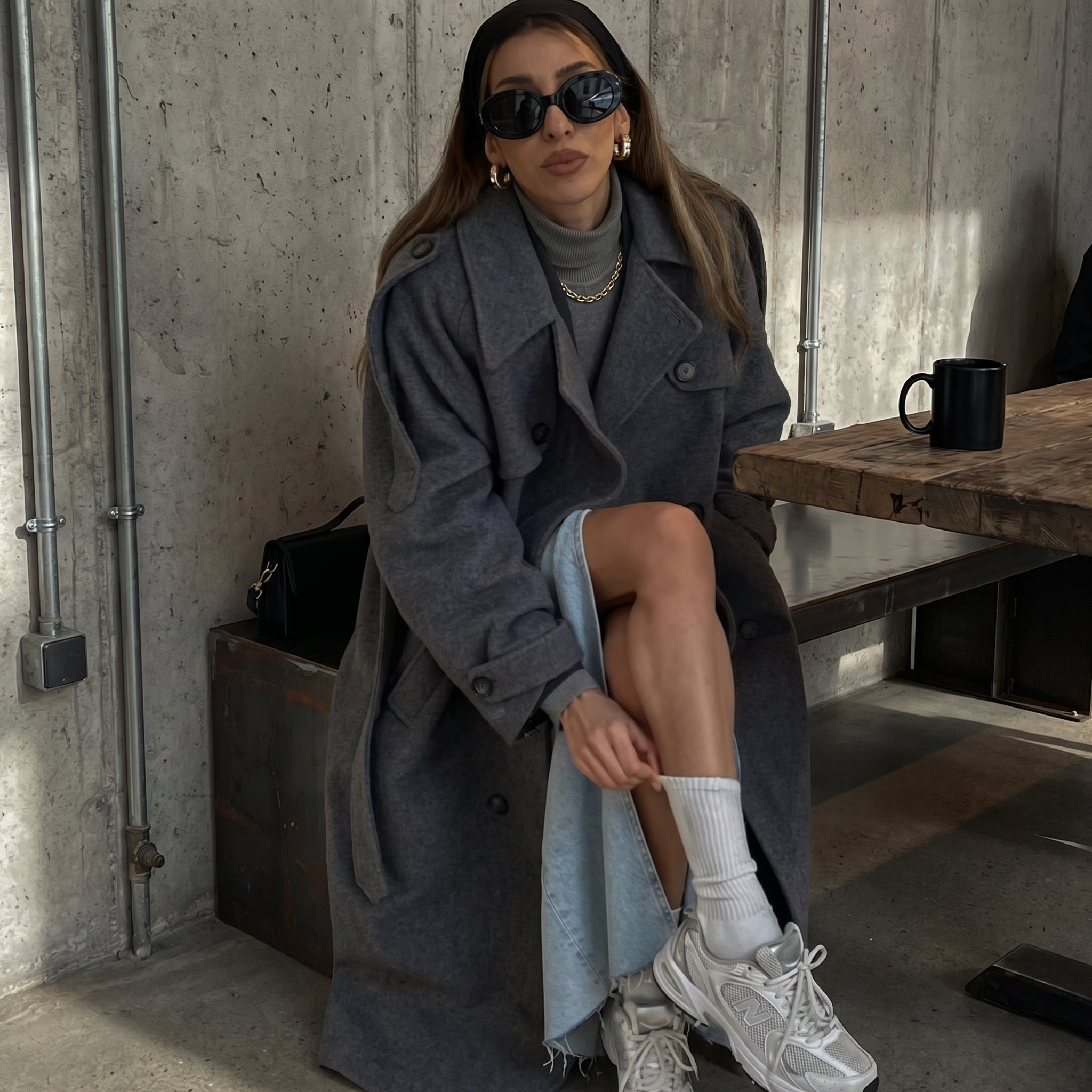 KIM'S | WOMEN'S COAT | LONGLINE | BELTED
