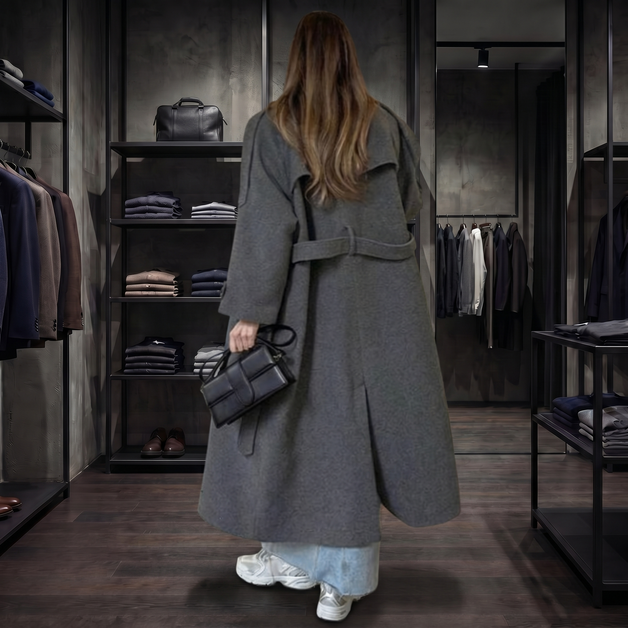 KIM'S | WOMEN'S COAT | LONGLINE | BELTED