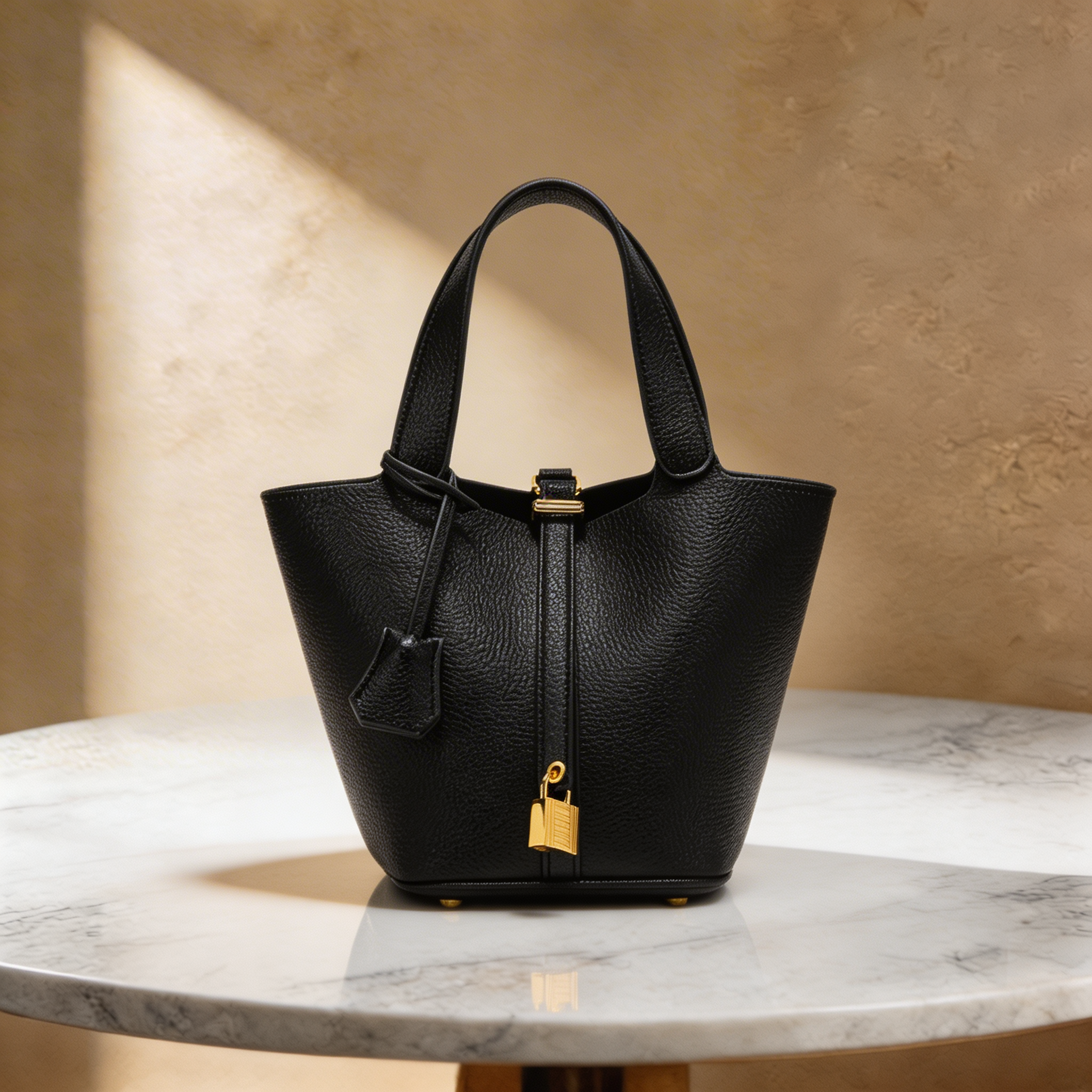 Kim's | WOMEN'S TOTE BAG | LEATHER | LOCK DETAIL