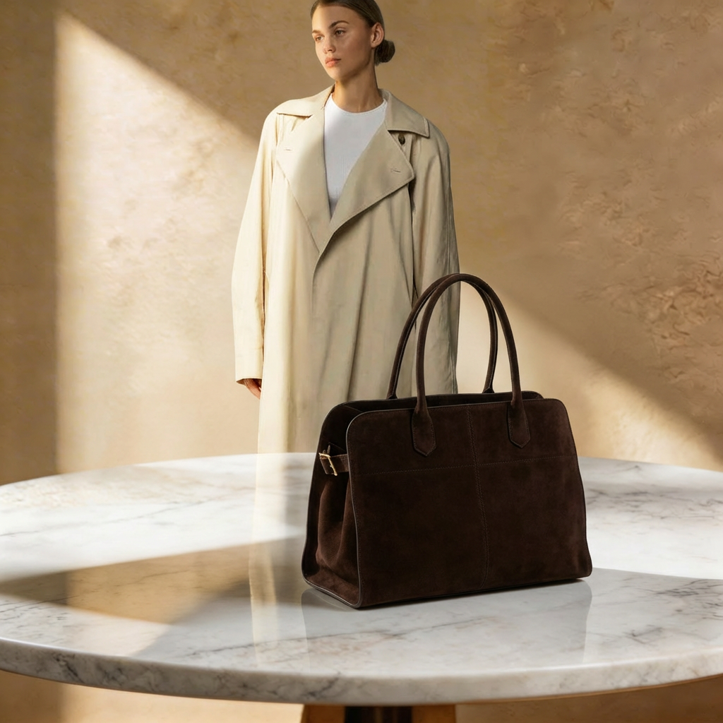Kim's | WOMEN'S TOTE BAG | SUEDE | STRUCTURED