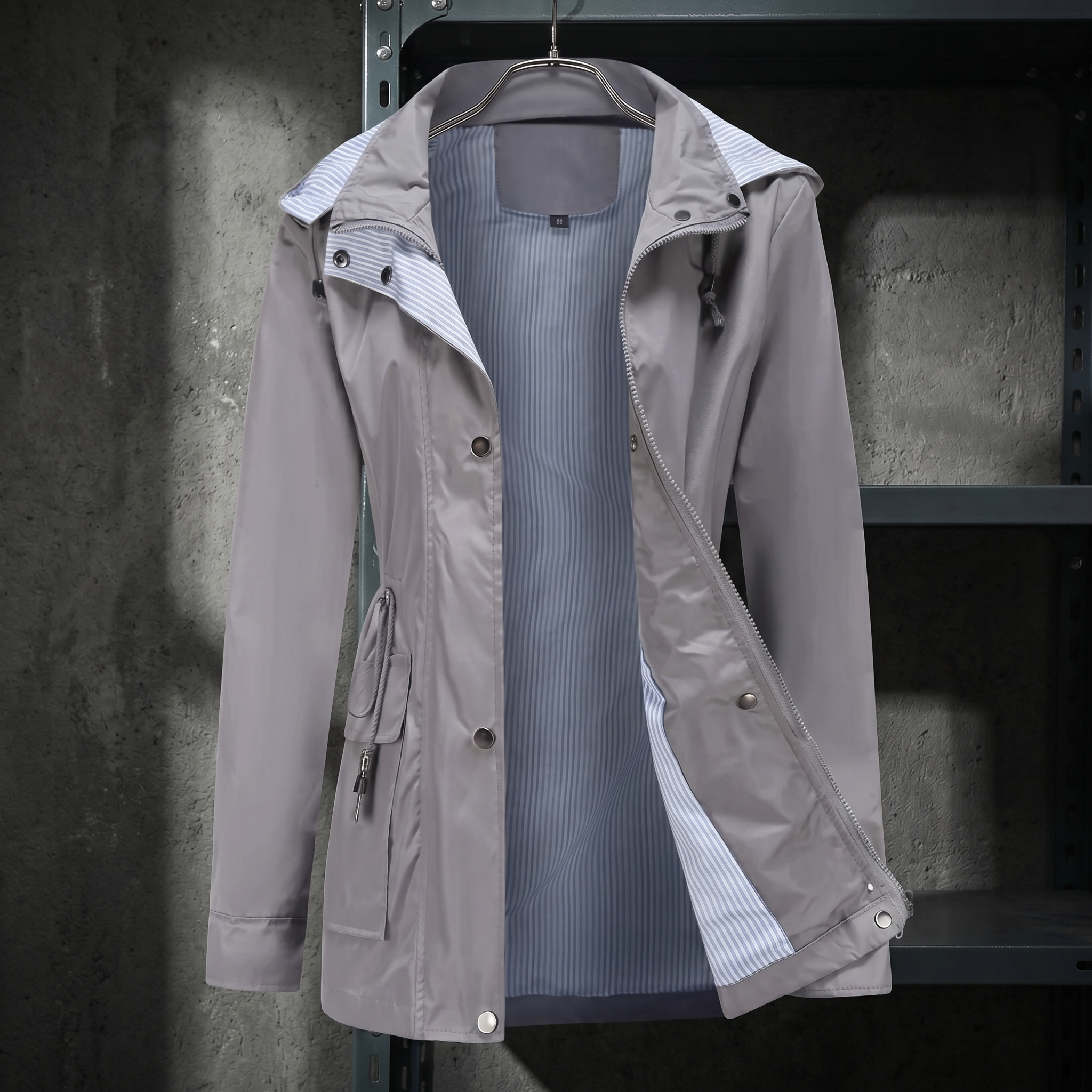KIM'S | WOMEN'S COAT | HOODED | LONGLINE