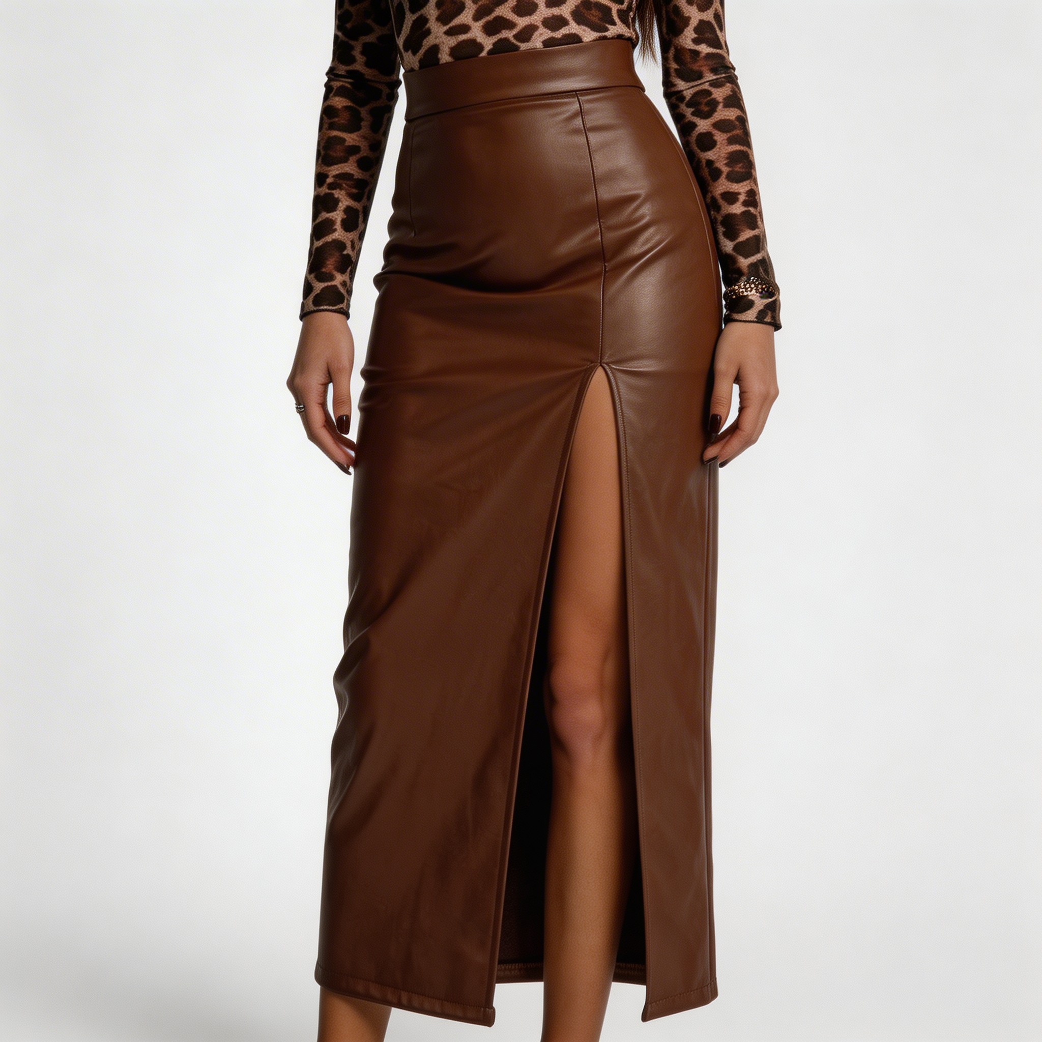 Kim's | WOMEN'S SKIRT | MIDI | FRONT SLIT
