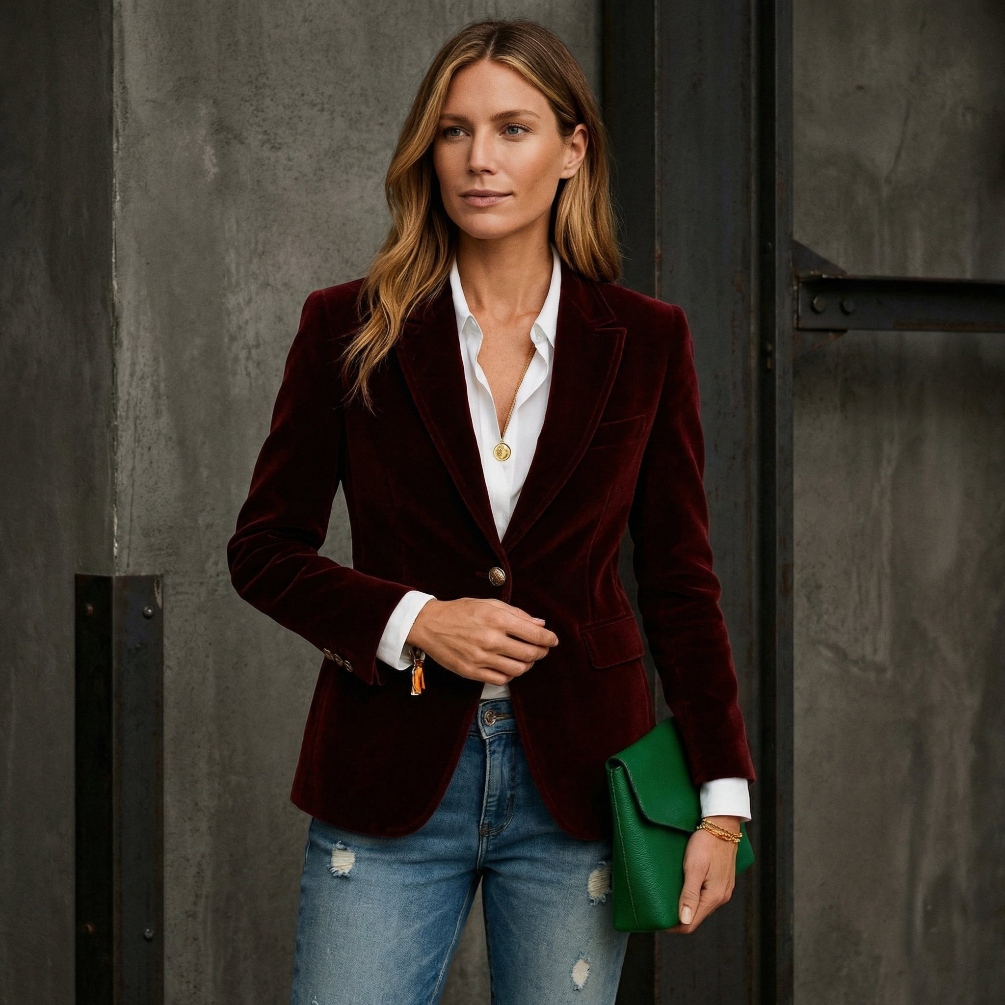 KIM'S | WOMEN'S BLAZER | BUTTON FRONT | EVENING