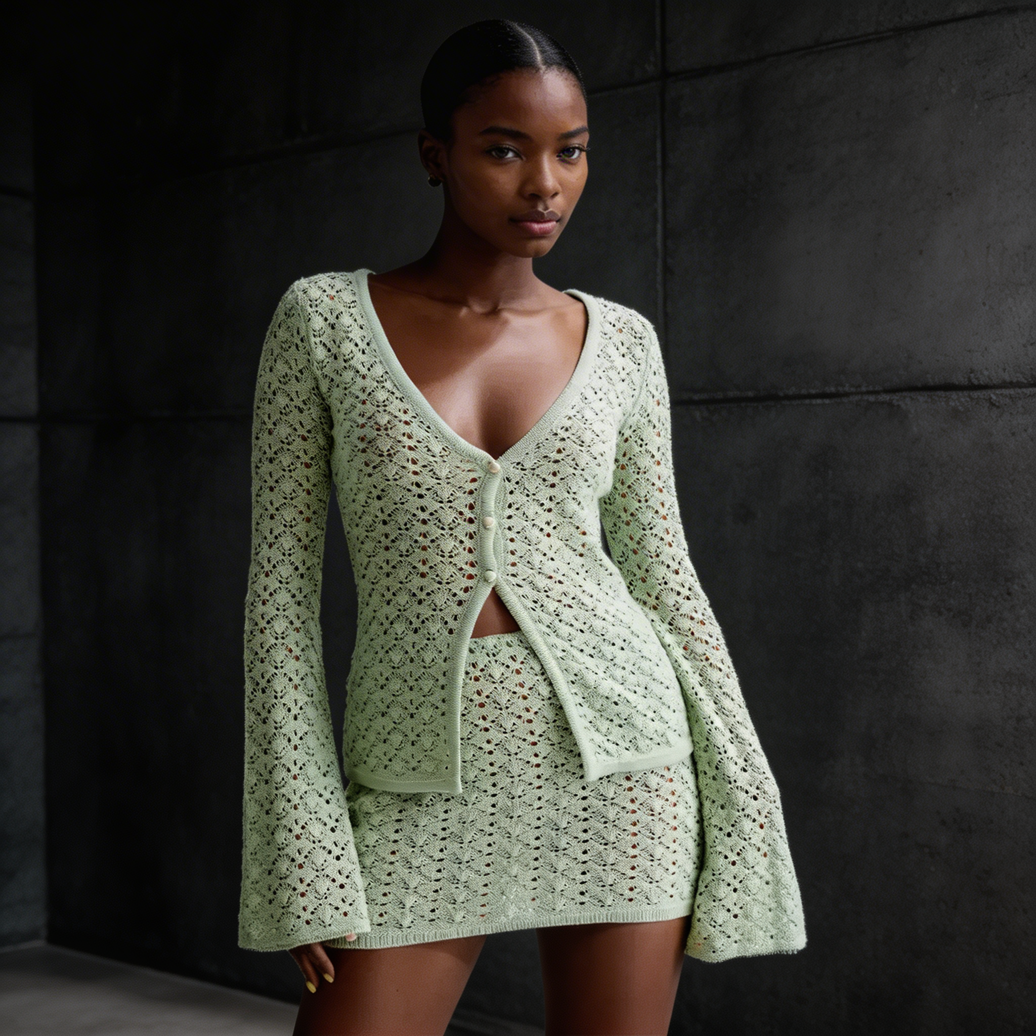 Kim's | WOMEN'S TWO-PIECE SET | CROCHET | KNIT