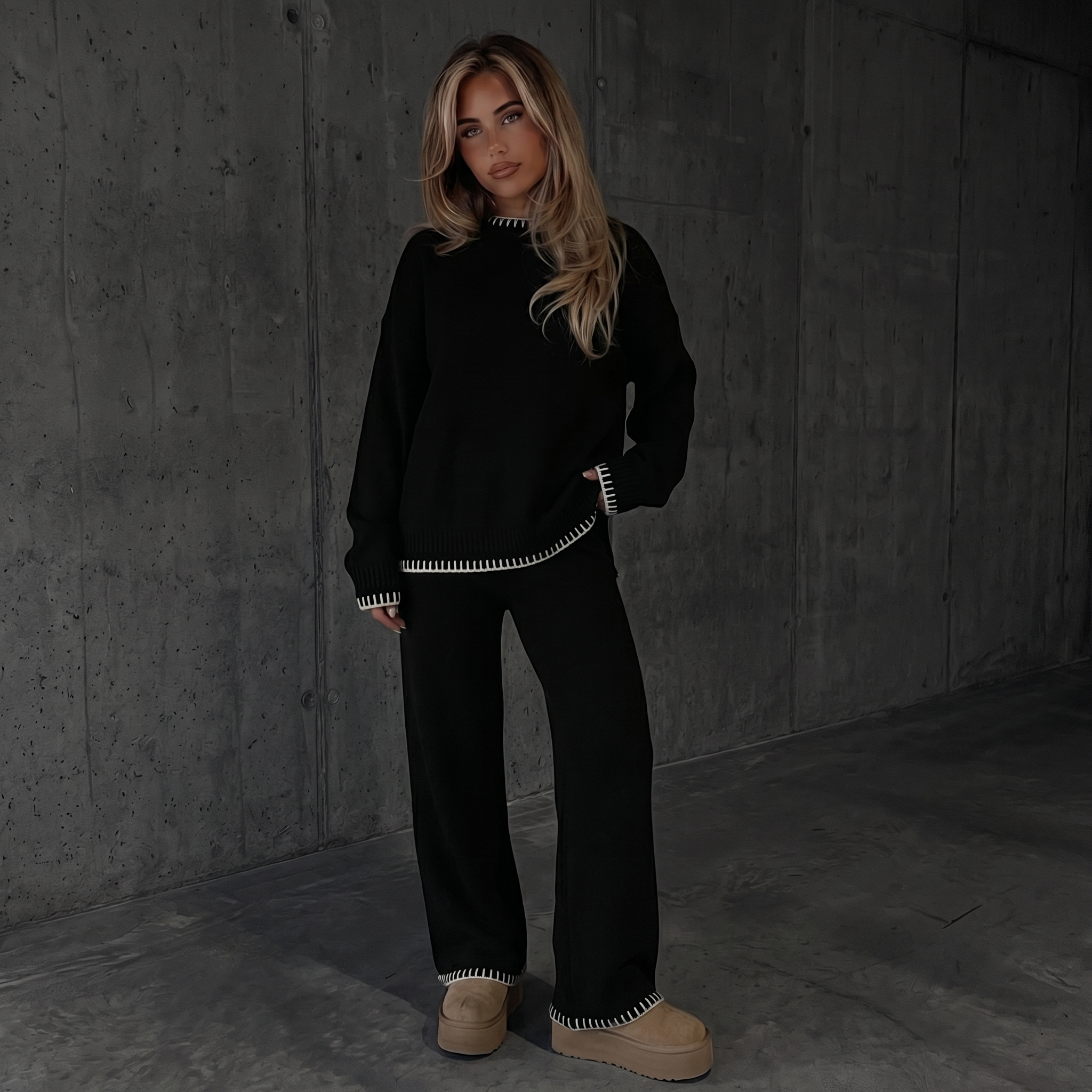 KIM'S | WOMEN'S LOUNGE SET | TWO PIECE | LONG SLEEVE