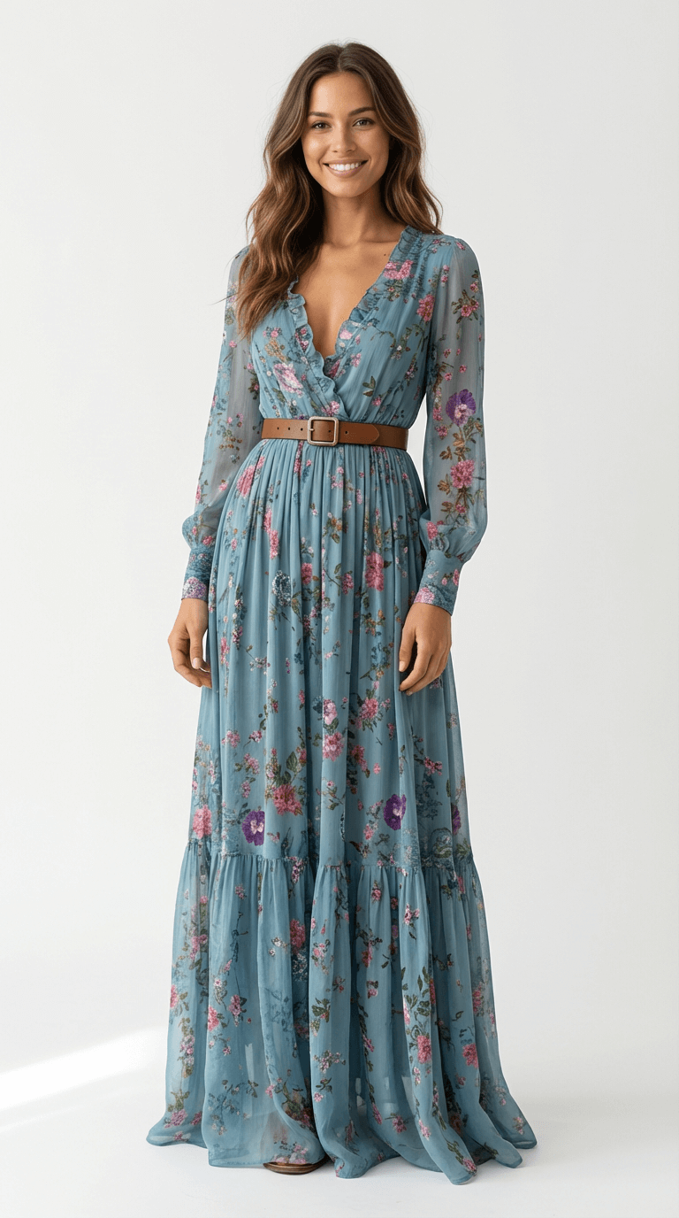 Iris | Abito Maxi Boho