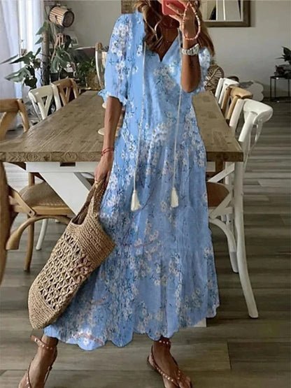 Luna | Vestito Boho Senza Sforzo con Vestibilità Lusinghiera