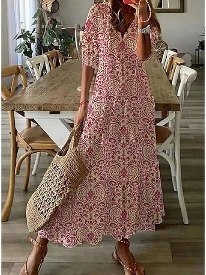 Luna | Vestito Boho Senza Sforzo con Vestibilità Lusinghiera