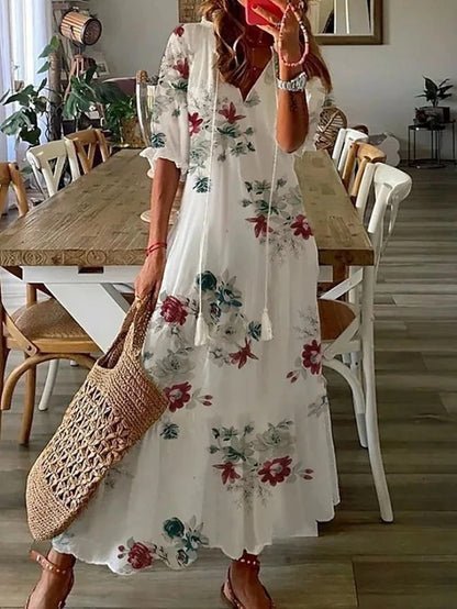 Luna | Vestito Boho Senza Sforzo con Vestibilità Lusinghiera