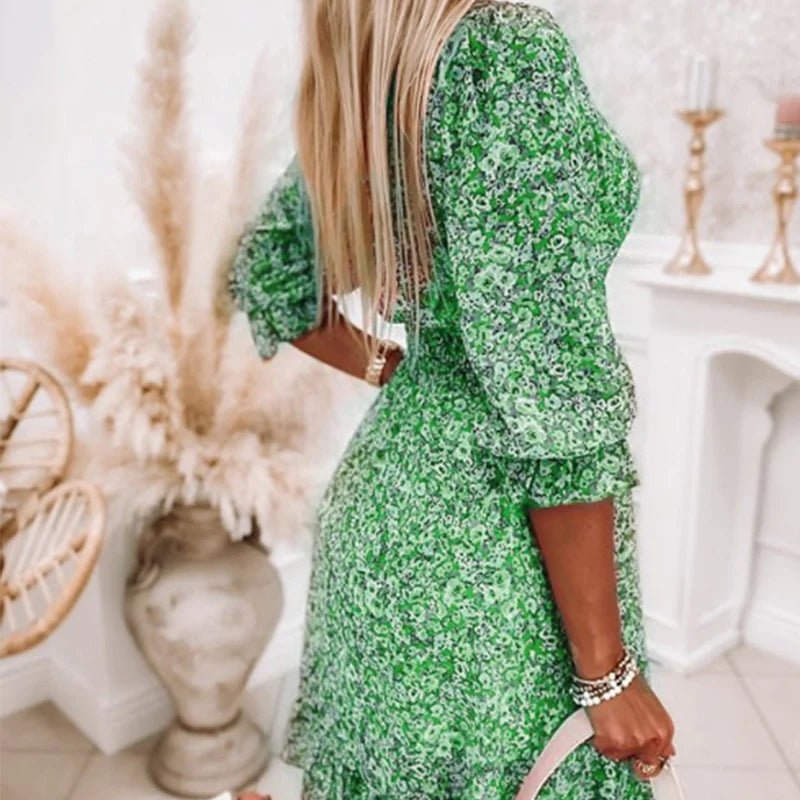 Tessaglia | Abito Maxi Floreale Elegante-