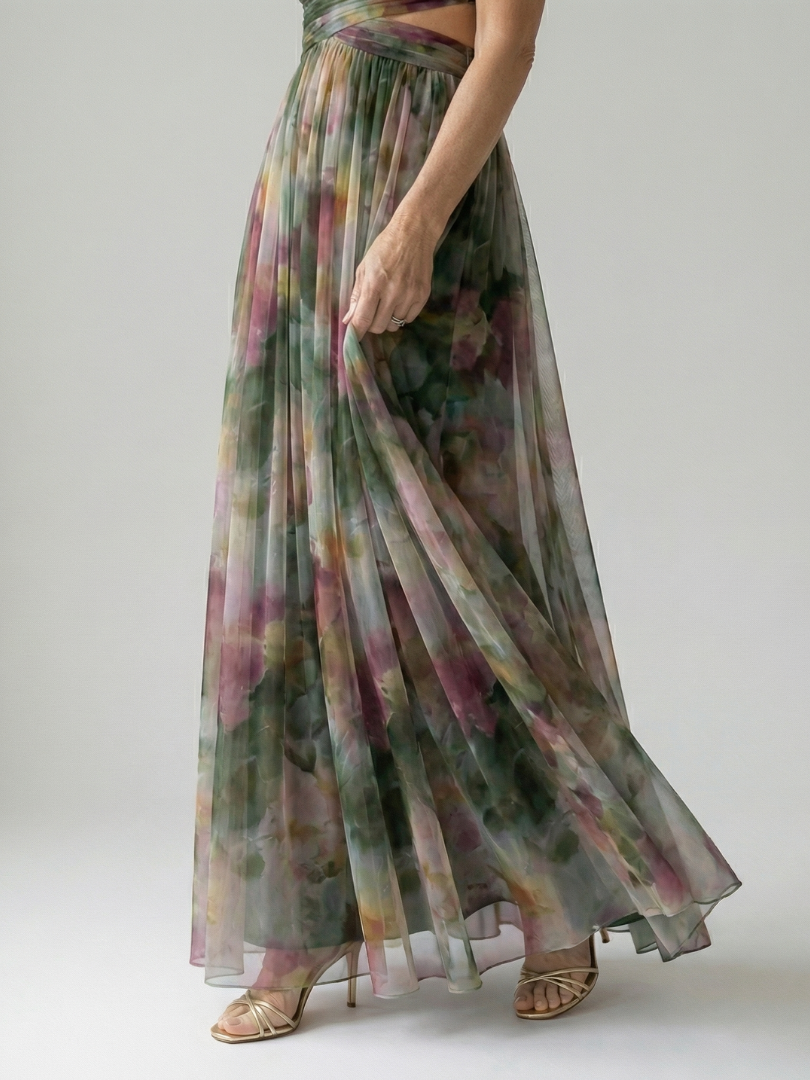 Isel | Vestito Maxi Soft Wrap