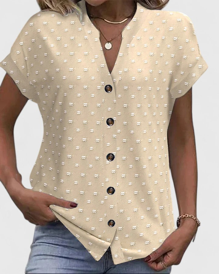 Christina | Comfortable V-Neck Shirt