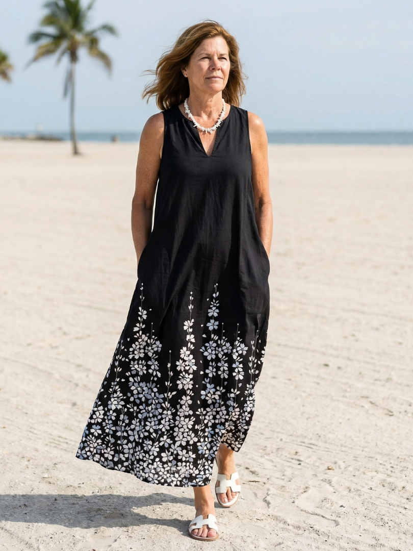 Elowra | Abito Maxi Night Breeze