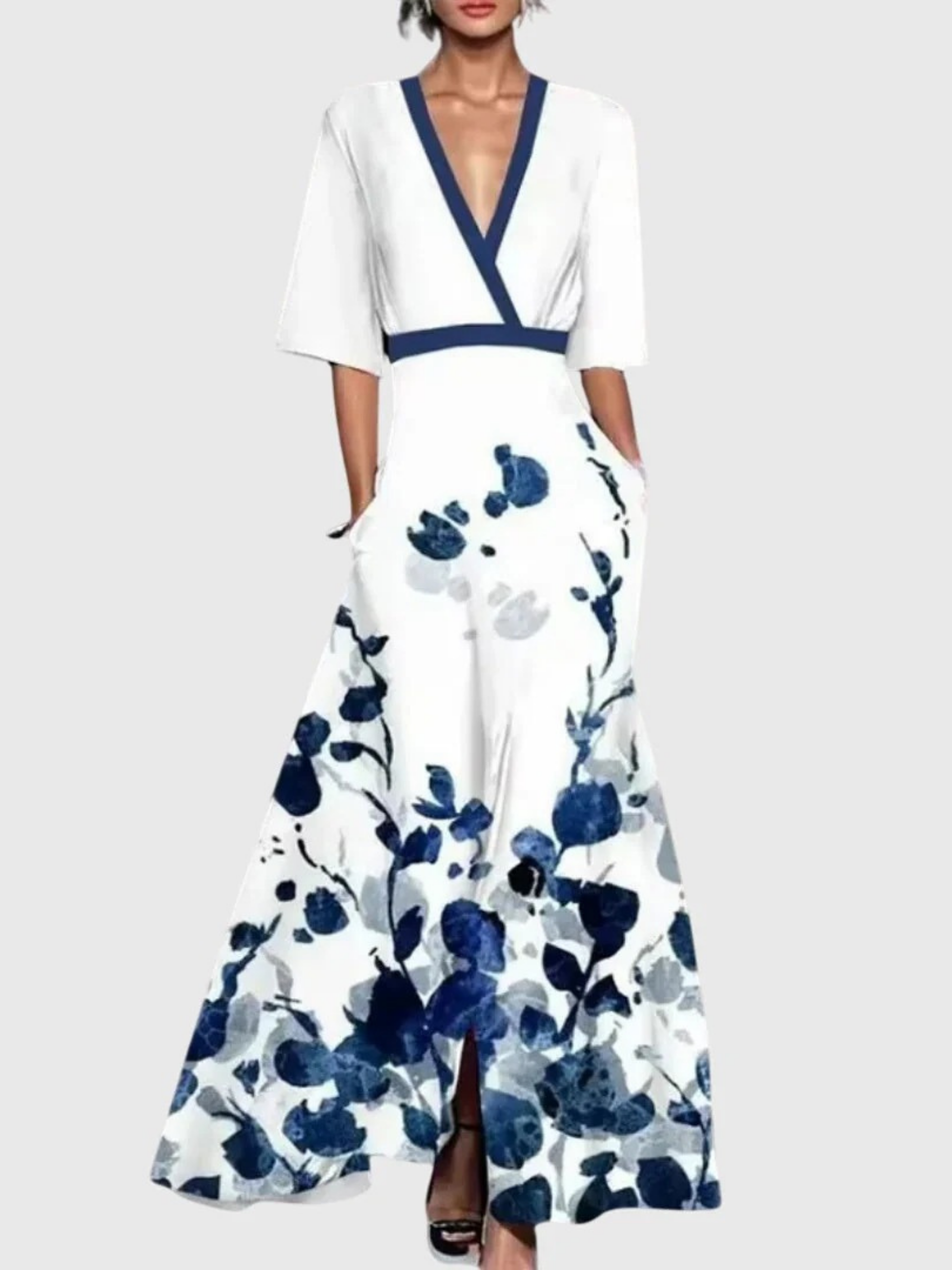Christelle | Abito Maxi Elegante per la Primavera-