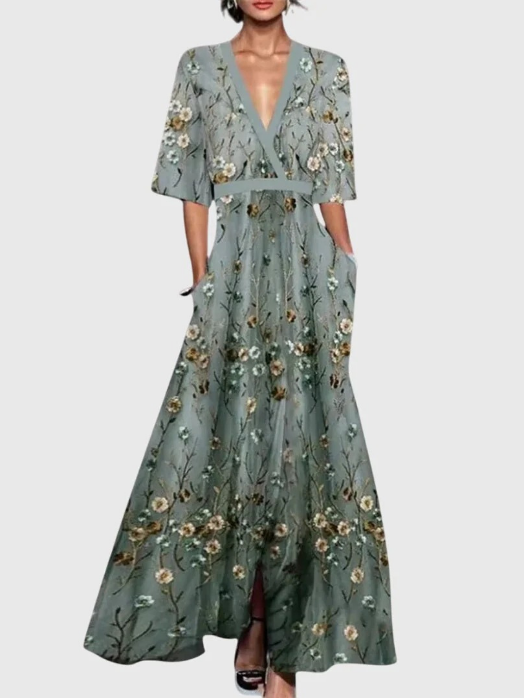 Christelle | Abito Maxi Elegante per la Primavera-