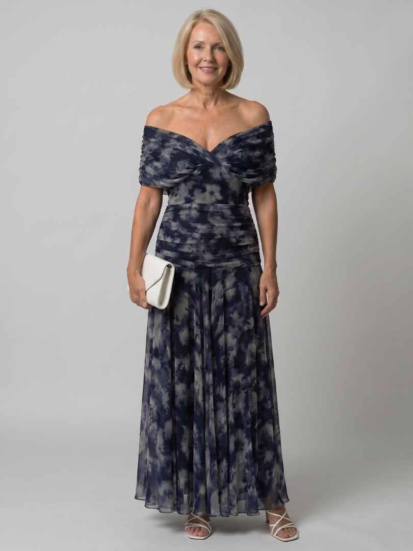Calen | Abito Midi Off Shoulder