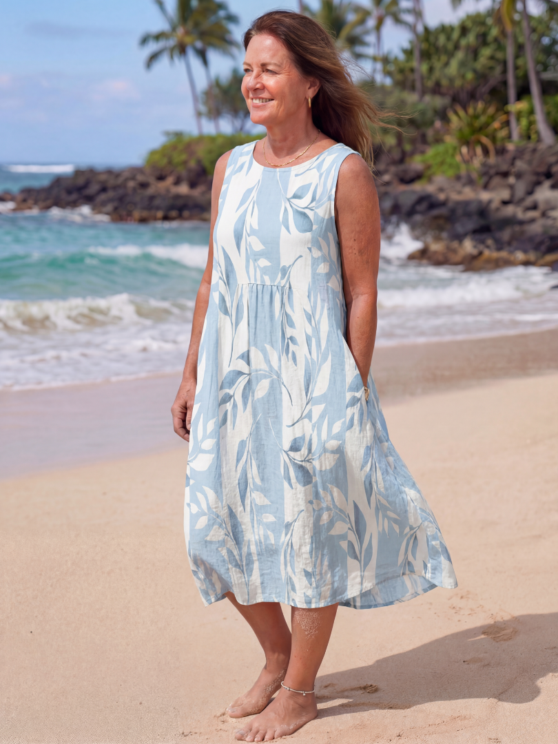 Kamilia | Abito Midi Quiet Shore