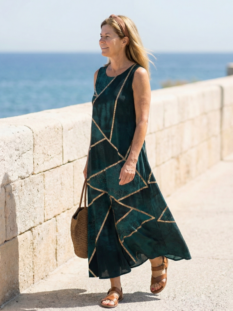 Saelle | Abito Midi Mare Calmo