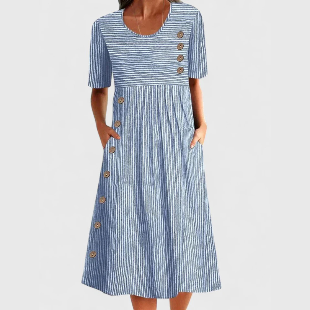 Abito Midi Striato Wanda
