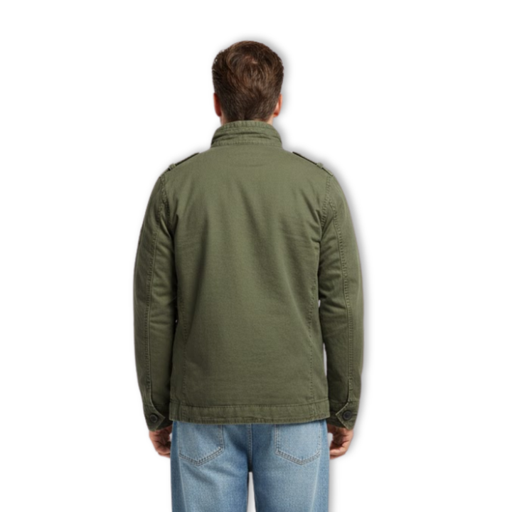 M65 retro cargo field jacket with multi-pocket military-inspired design