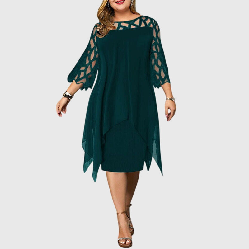 Juliana | Abito Chic Taglie Forti L-6XL
