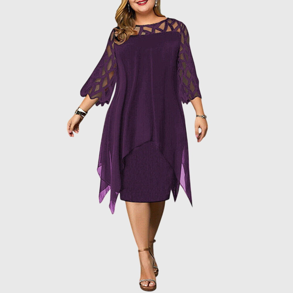 Juliana | Abito Chic Taglie Forti L-6XL
