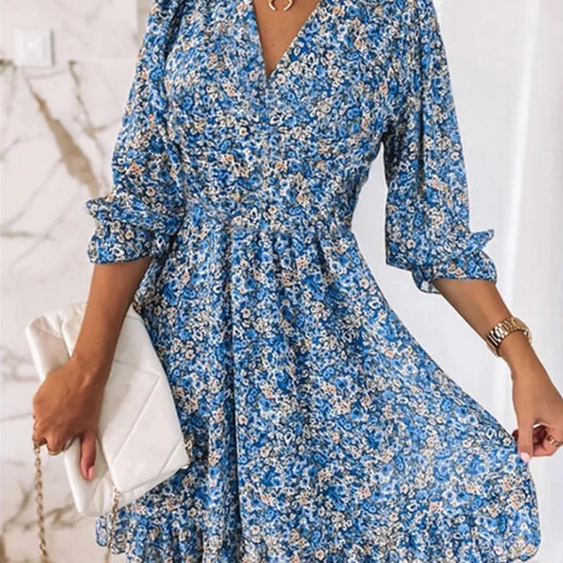 Tessaglia | Abito Maxi Floreale Elegante-