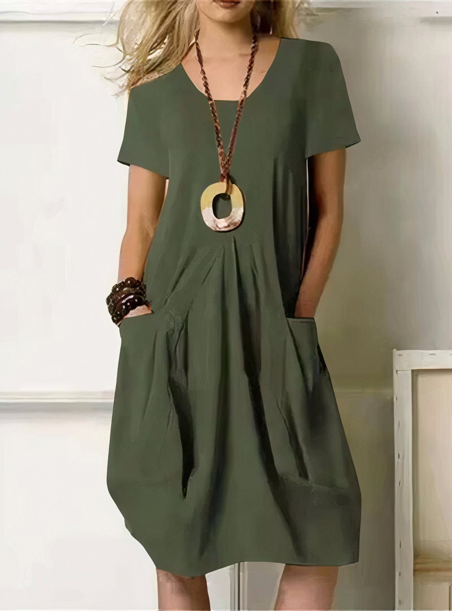 Oriane | Vestito Maxi Casual Fluido-