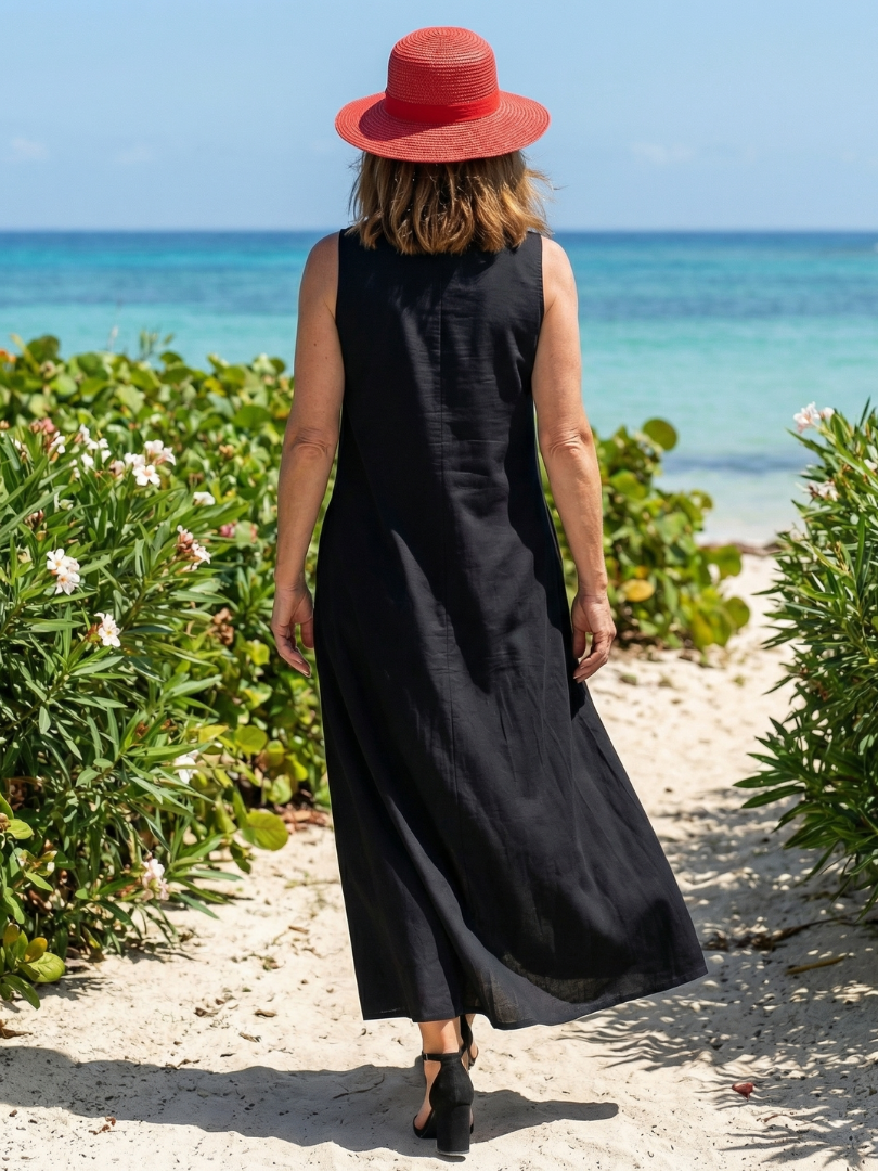 Cylia | Abito Maxi Rosa Soft
