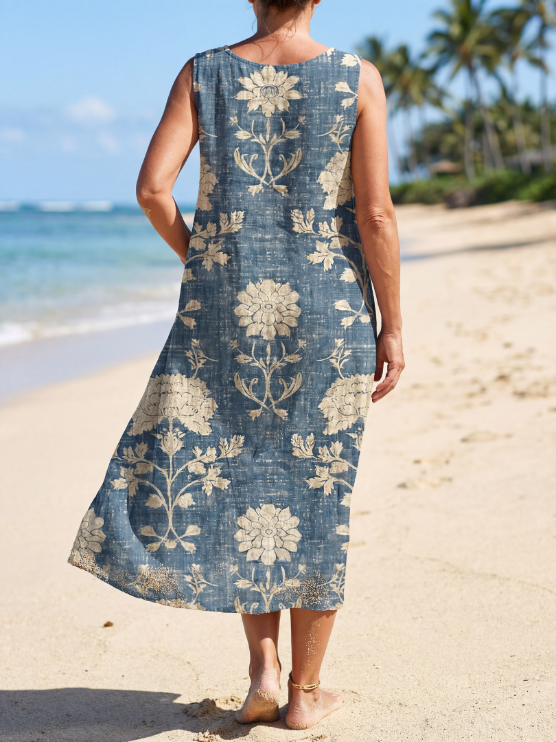 Kailo | Vestito Midi Floreale Shoreline