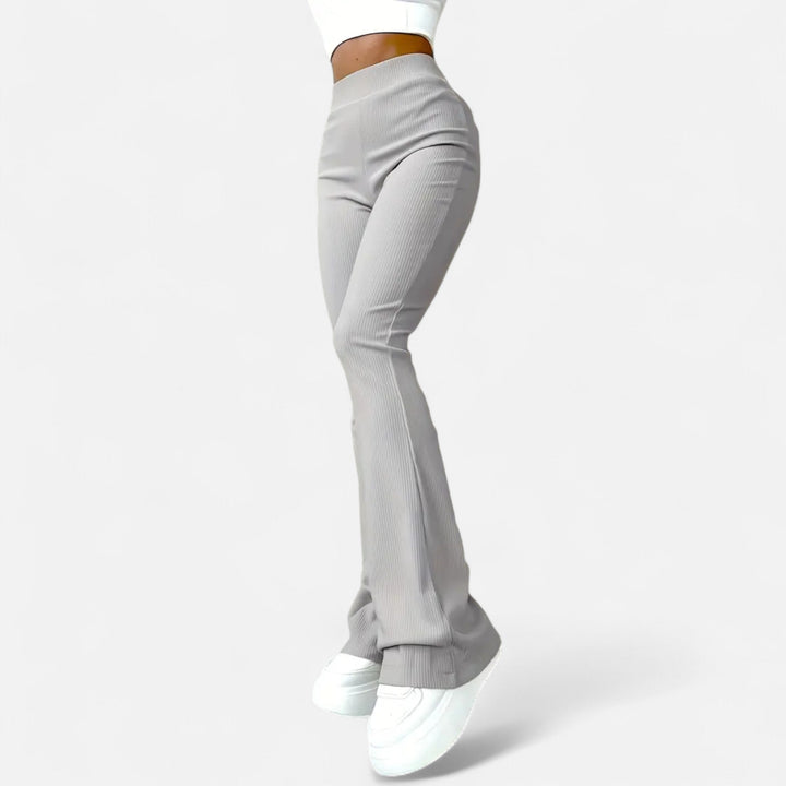 Valmonti high-waist ribbed slim leggings in a slim, flattering fit