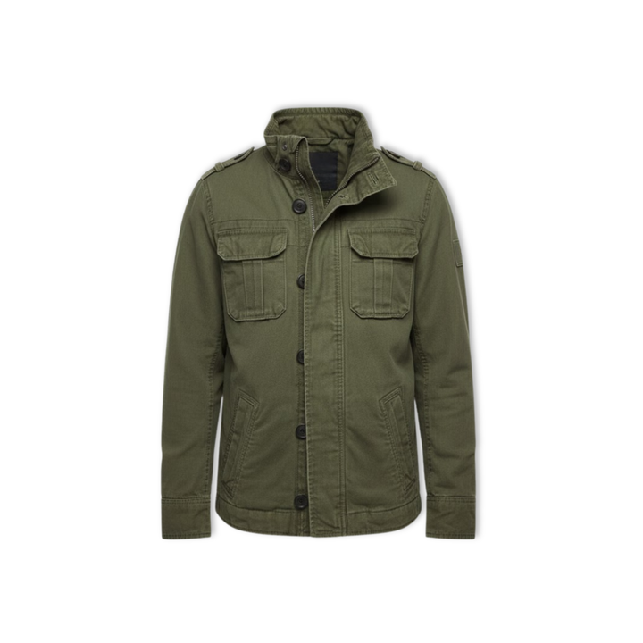 M65 retro cargo field jacket with multi-pocket military-inspired design
