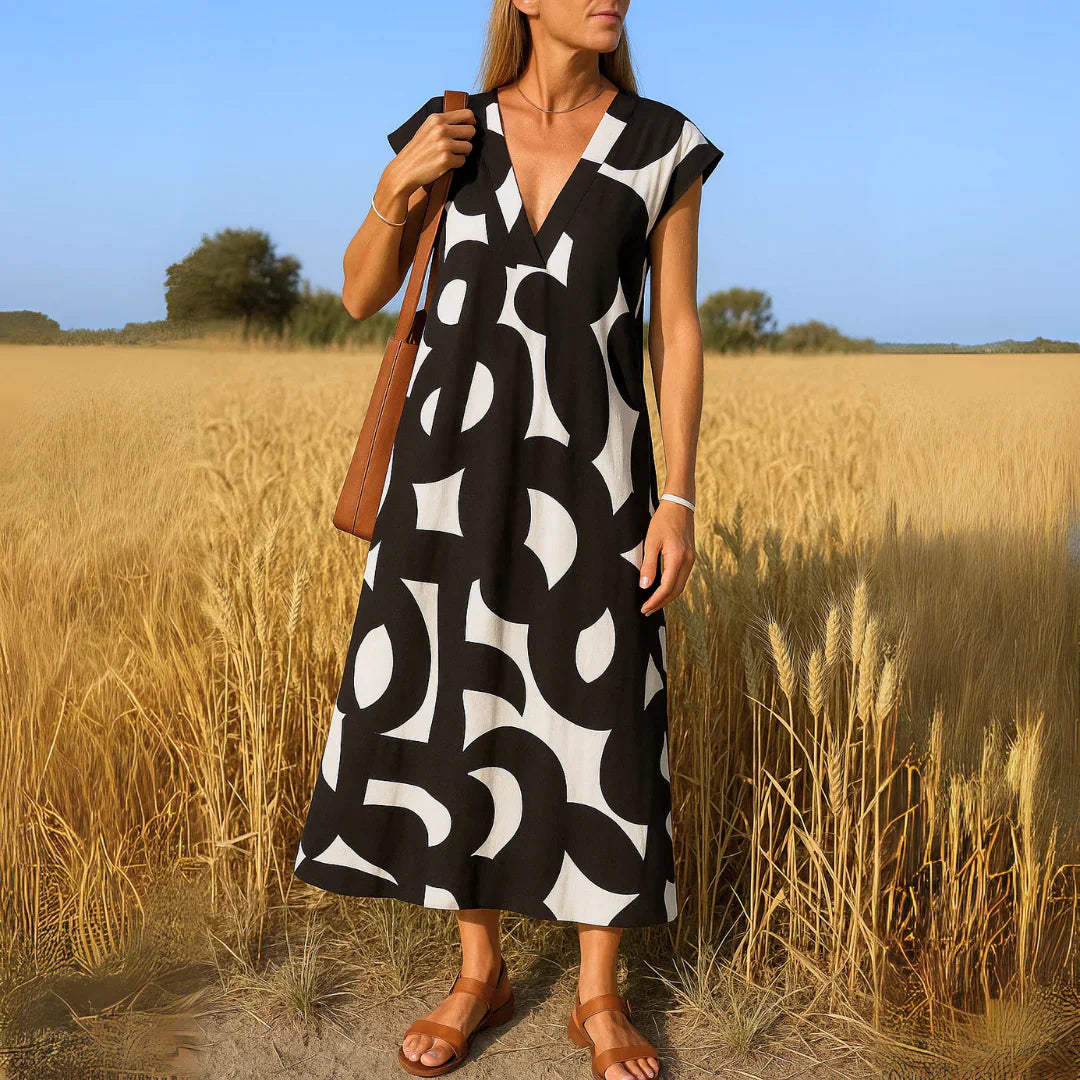Tatiana | Maxi Dress con Dettagli a Intaglio