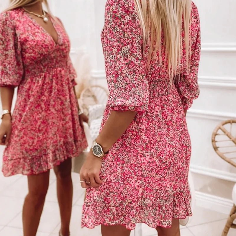 Tessaglia | Abito Maxi Floreale Elegante-