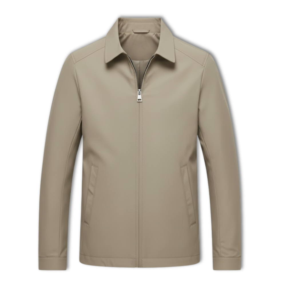 Men's casual lapel jacket with a loose, breathable fit